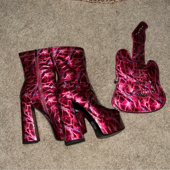 Pink Rockstar Boot and Purse set - Picture 3 of 3
